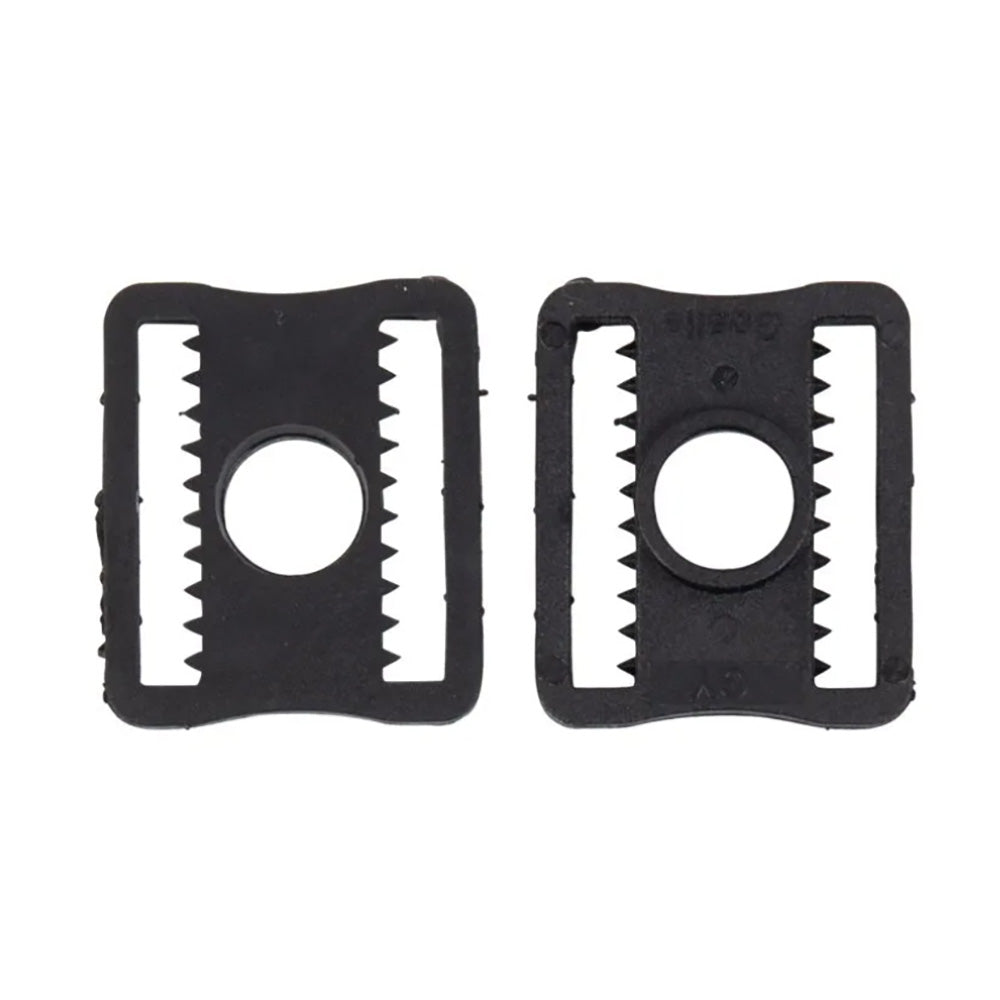 Blue replacement hockey helmet buckles