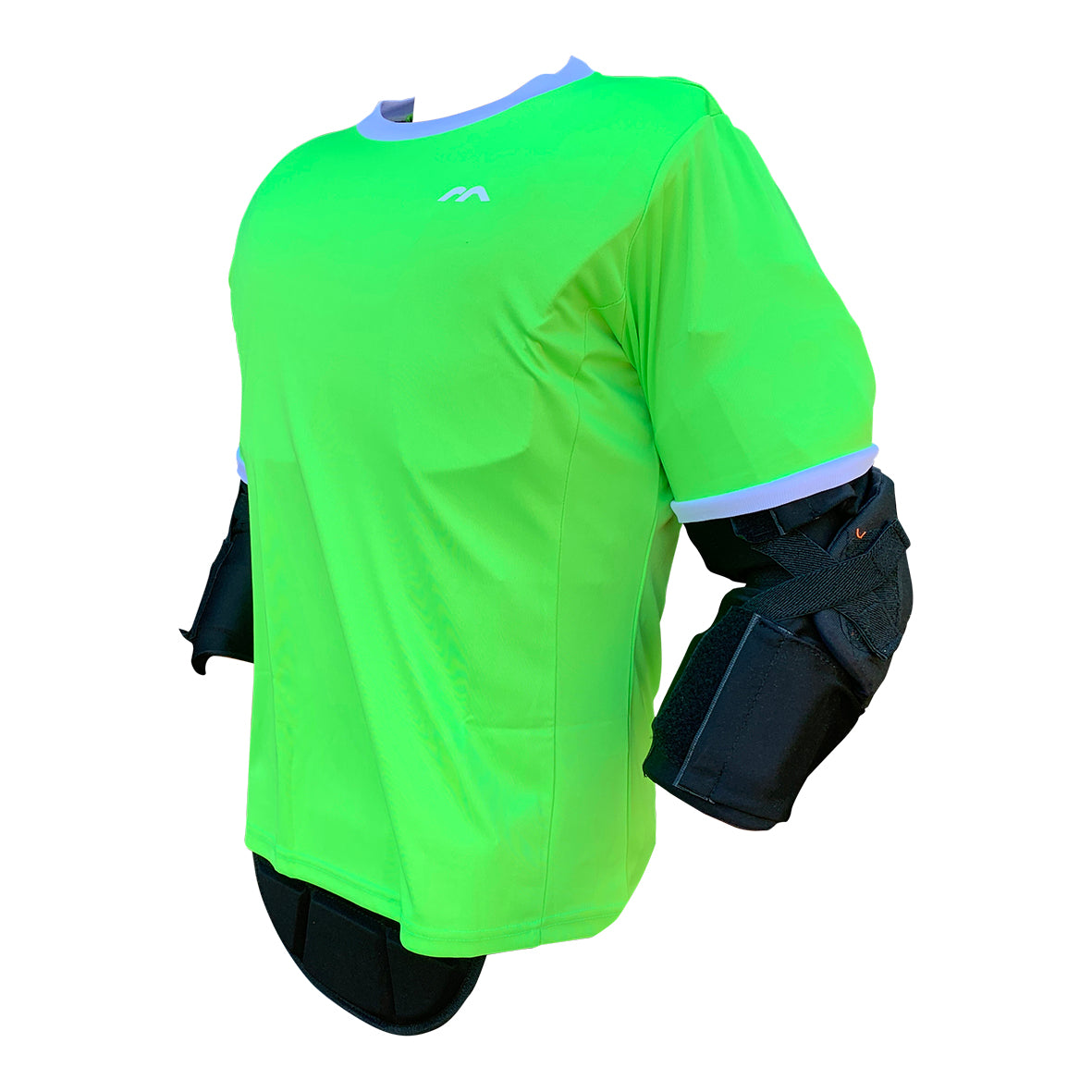 Mercian Short Sleeve Goalkeeper Jersey Green Side