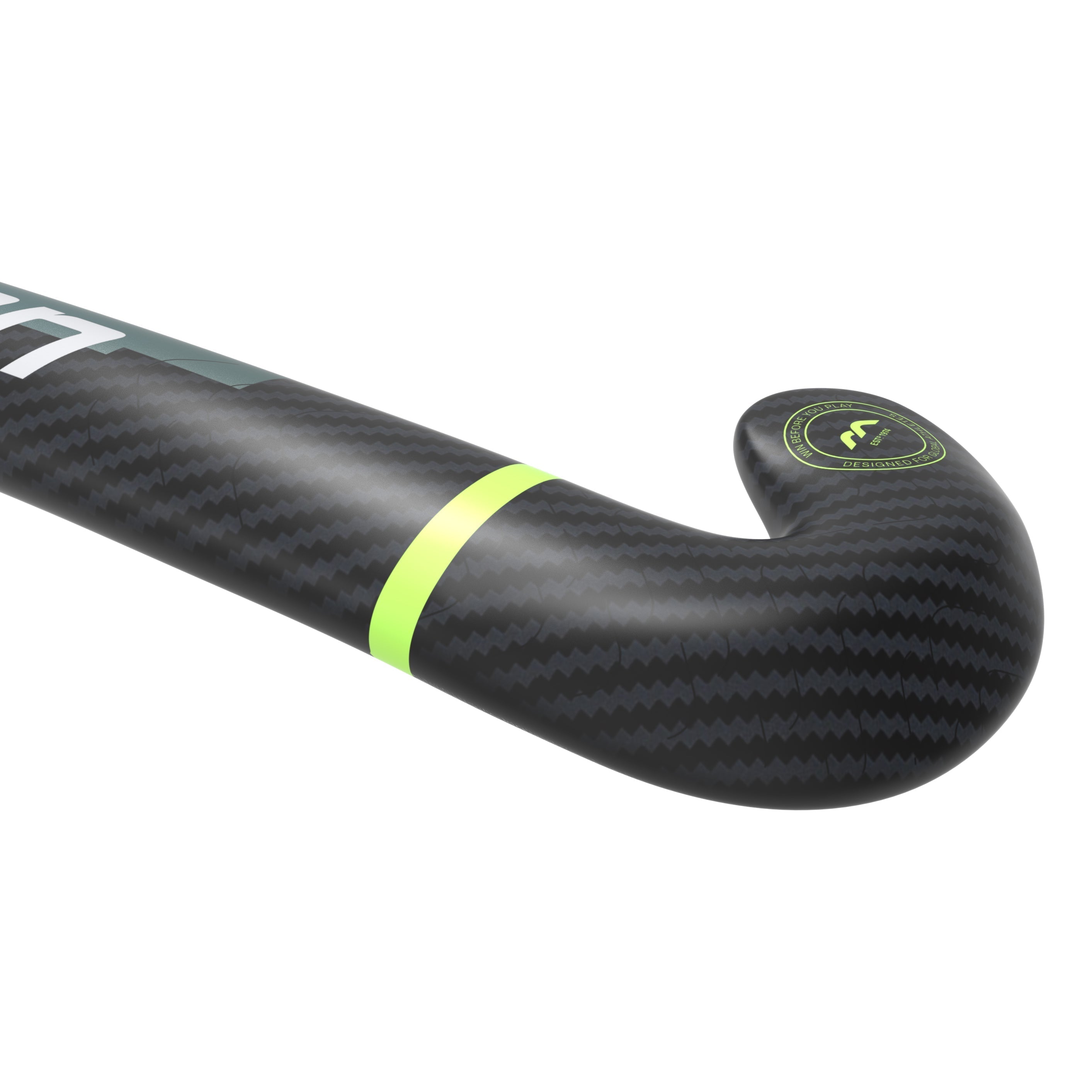 HSELCKF9025ULT Hockey Stick Elite CKF90 UltimateV2_Head Shape Angled