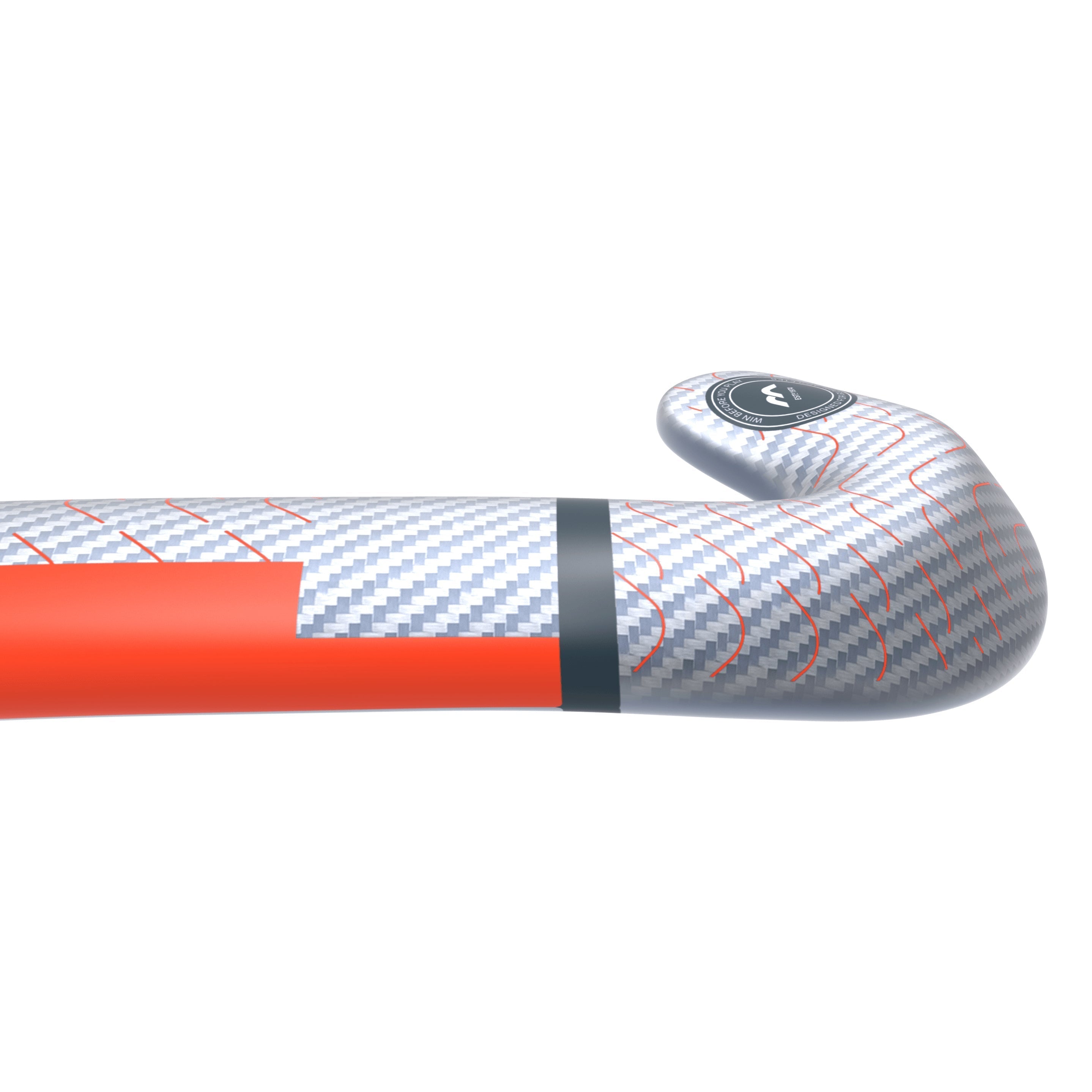 HSEVCKF3525ULT Hockey Stick EVOLUTION CKF35 UltimateV2_Orange_Ultimate Head Shape