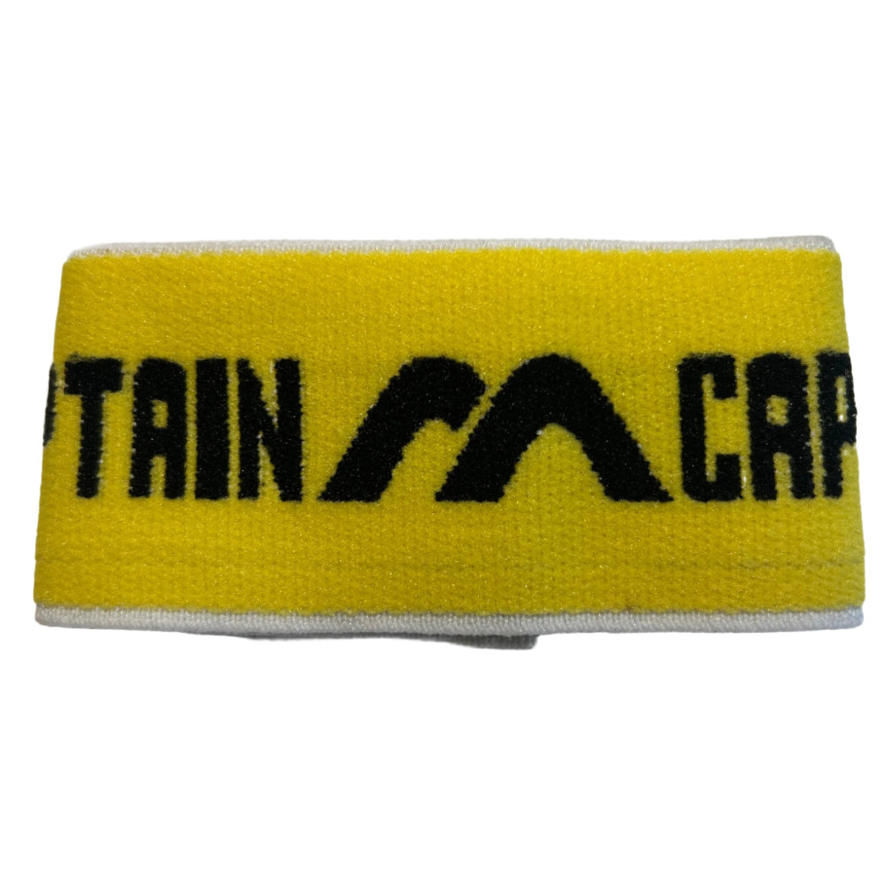 Yellow armband with 'Captain' logo