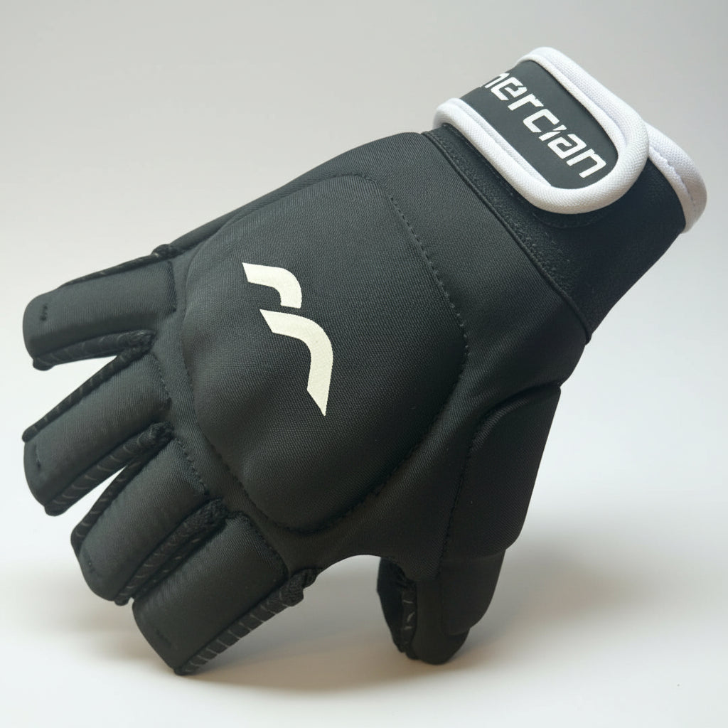 Mercian Field Hockey Player Right Hand Glove Black rear