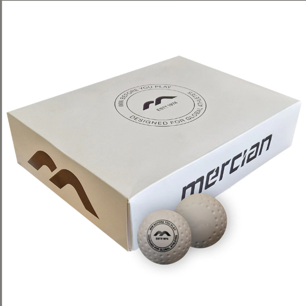 Mercian White Field Hockey Dimple Ball