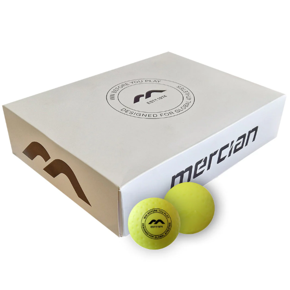 Mercian Yellow Field Hockey Dimple Ball