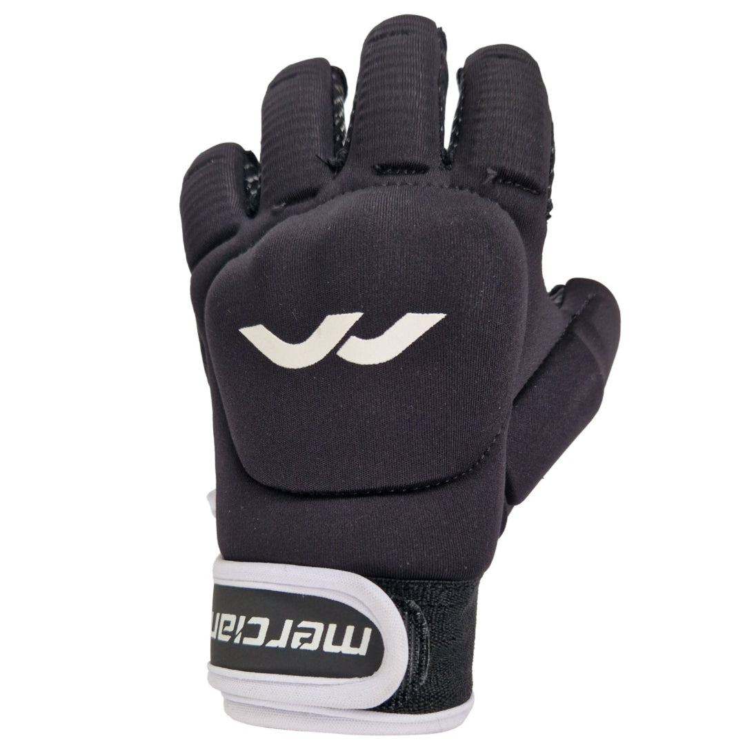Mercian Evolution Field Hockey Player Glove Black Rear