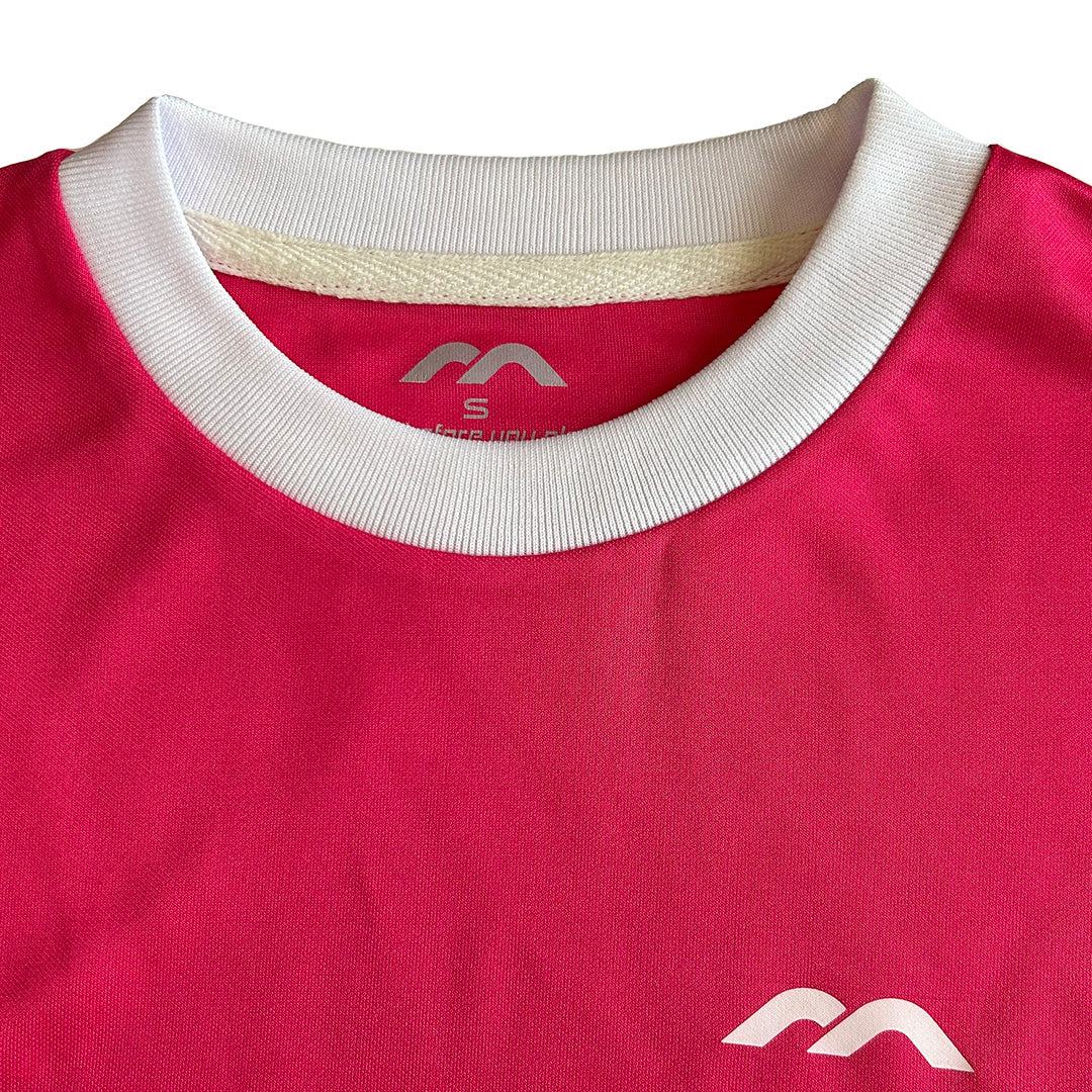 Mercian Pink Pro GK Jersey White Collar Detail