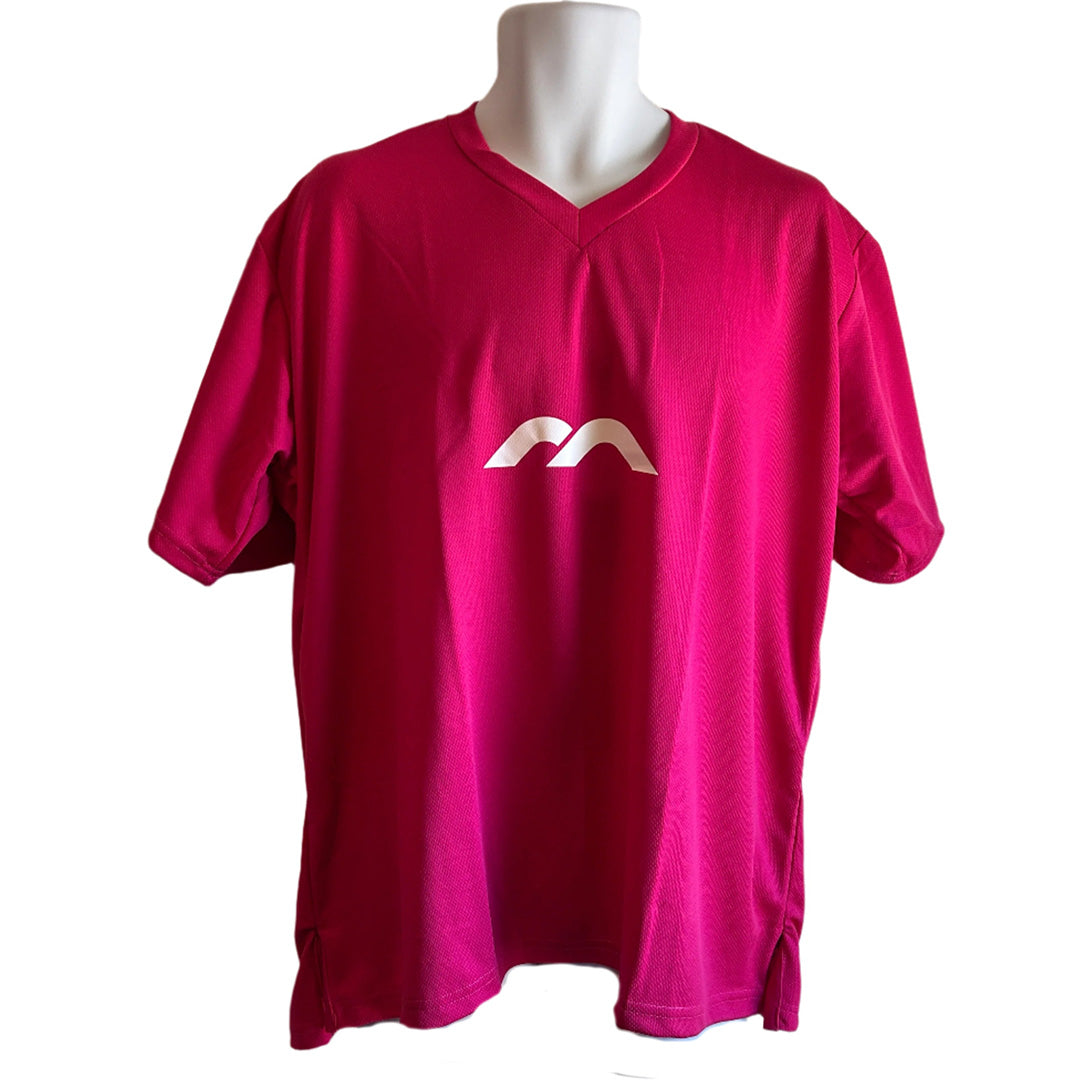 Pink GK Jersey with a logo on a white background