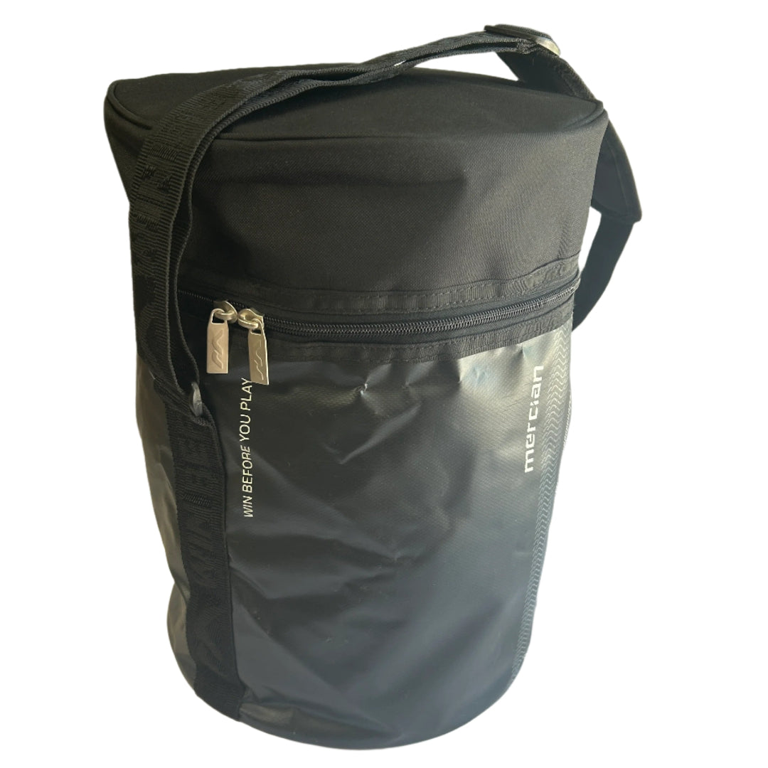 Mercian Field Hockey Black Ball Duffel Bag Front
