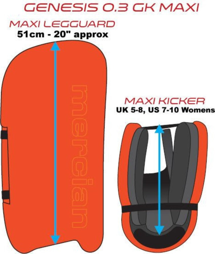 Mercian Genesis 0.3 GK sizing chart