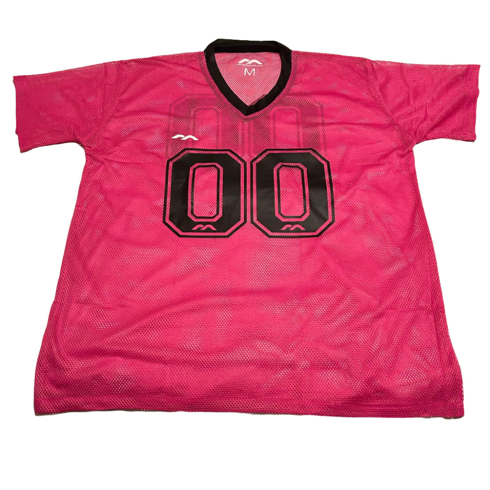 pink mesh field hockey goalkeeper jersey 00