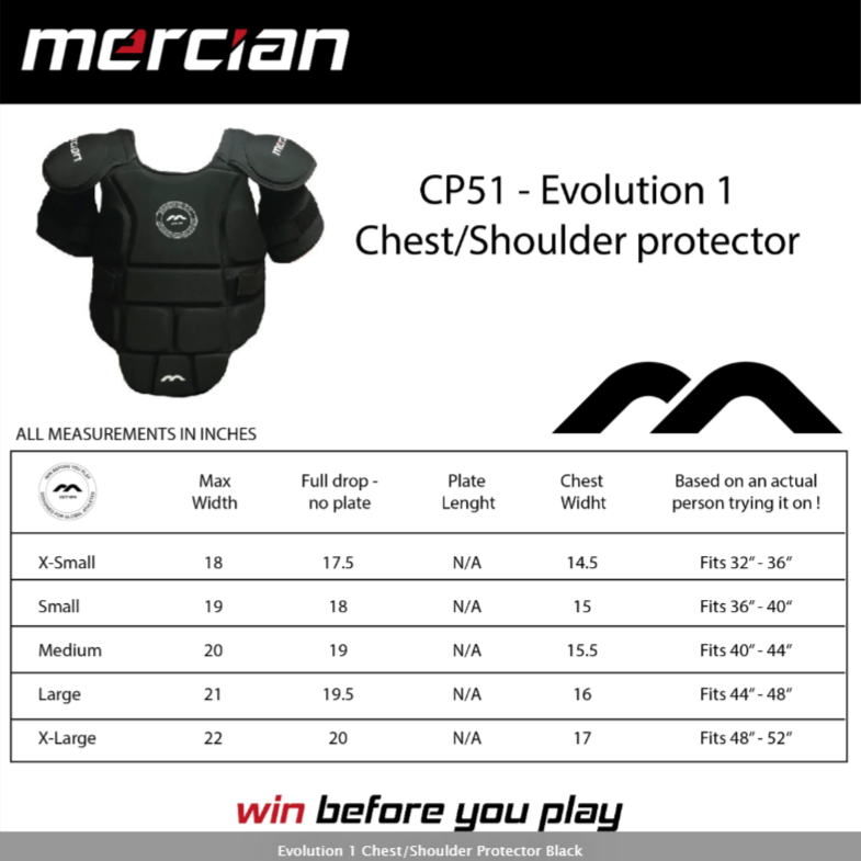 Mercian Field Hockey GK Body Armor