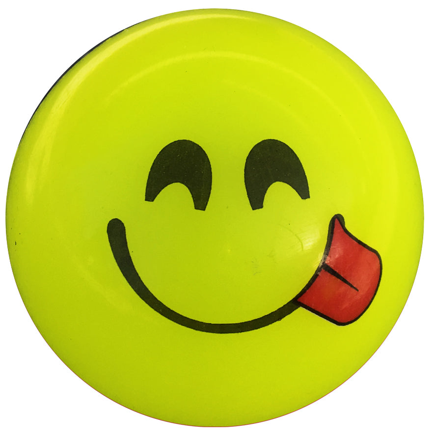 Mercian Emoji Ball - Bag of 12 Assorted : HB64 : yellow poke tongue