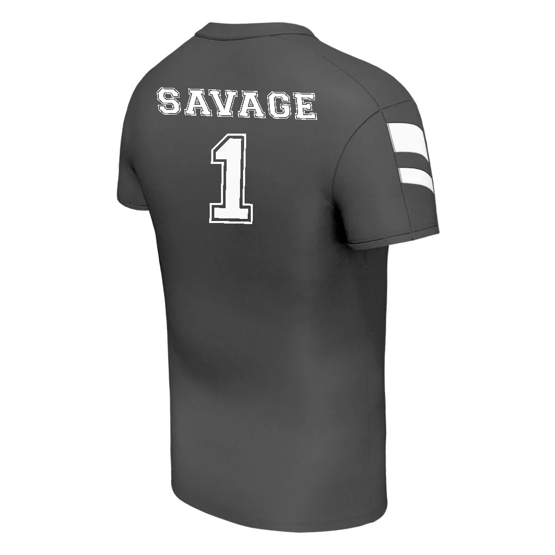 Savage Field Hockey Goalkeeping Jersey Black Back
