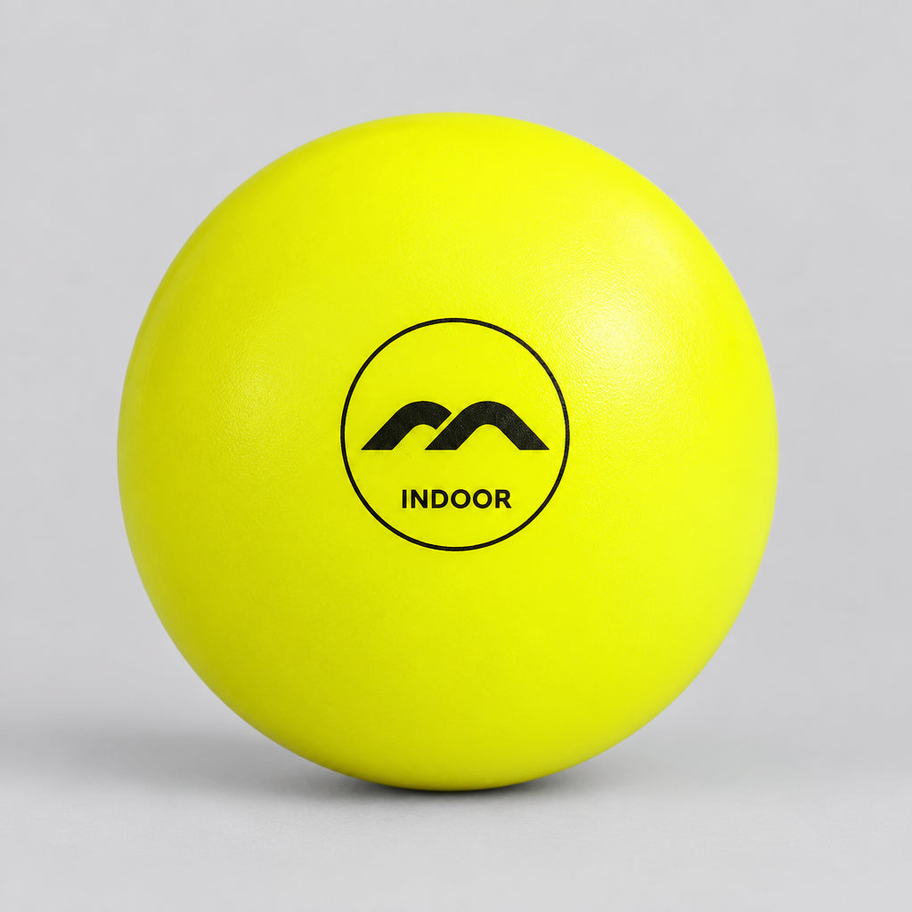 Mercian Indoor Field Hockey Ball Yellow