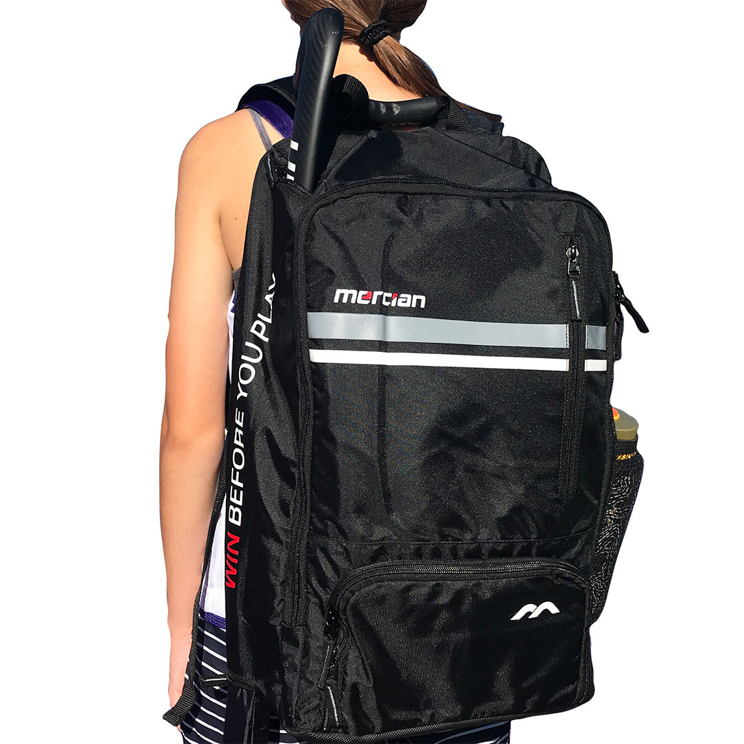 Mercian Field Hockey Backpack Black